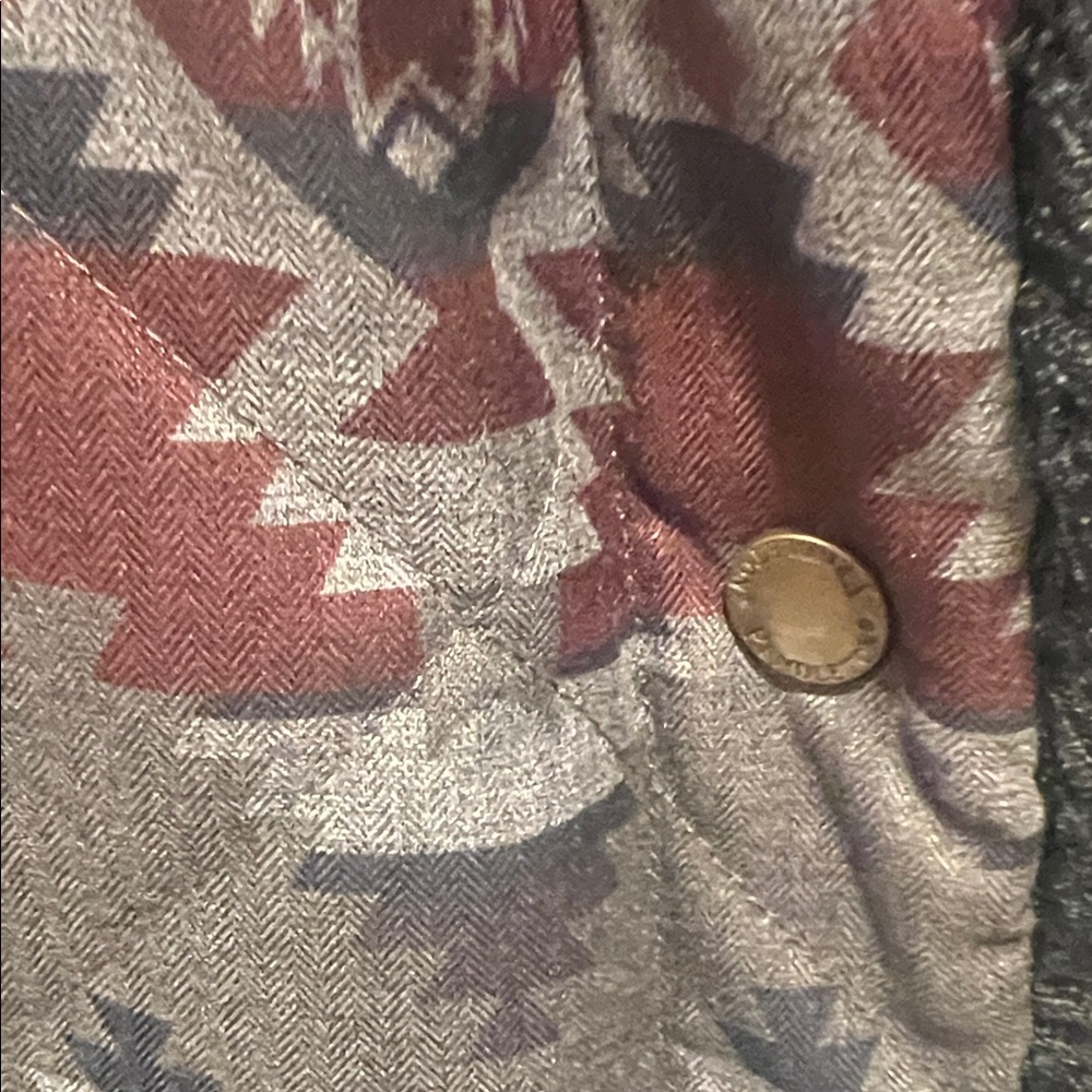 Pendleton Ladies’ Hooded Reversible Faux Fur/Native-Inspired Aztec Jacket - Picture 12 of 14